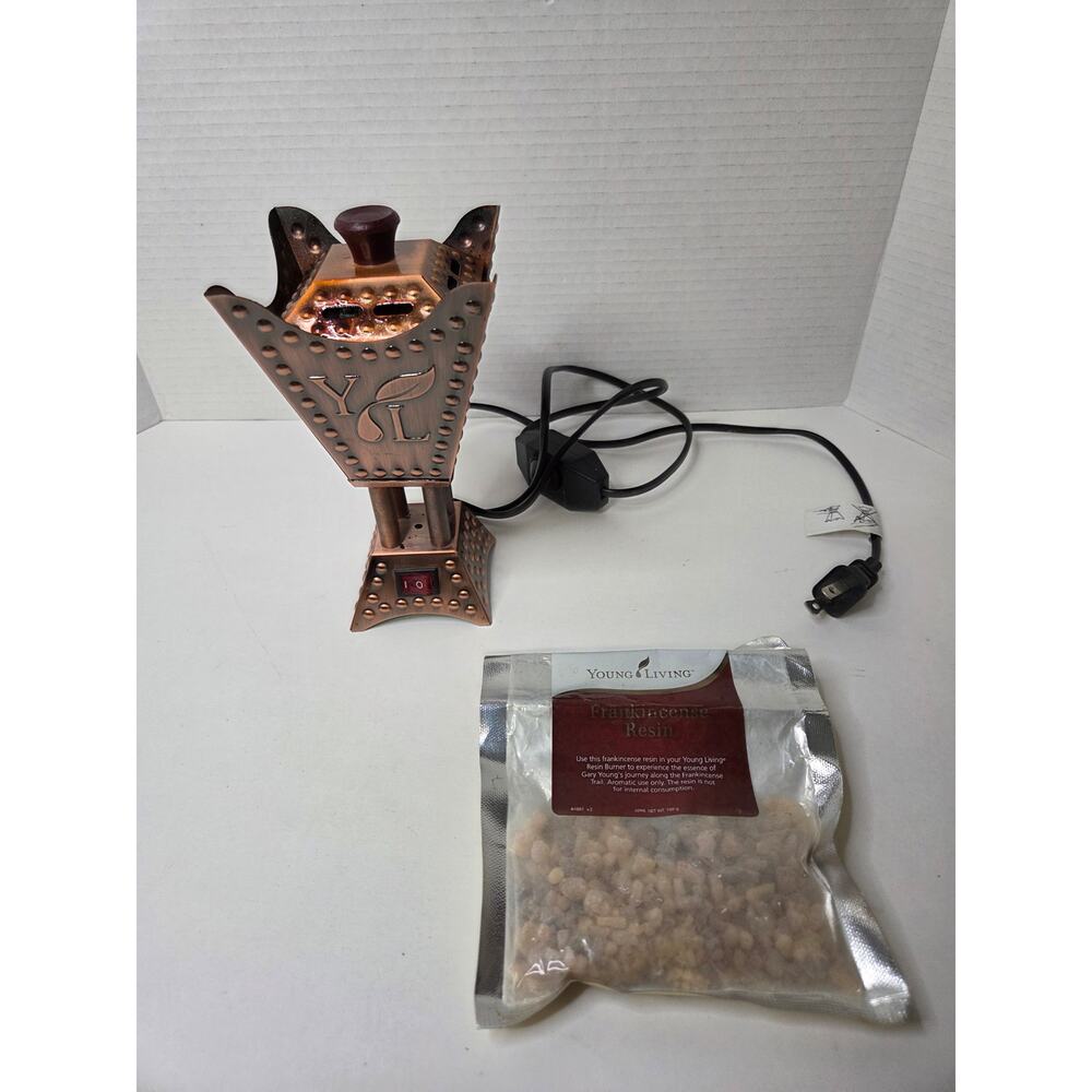 Young Living Electric‎ Resin Burner Copper Finish + Frankincense Resin
